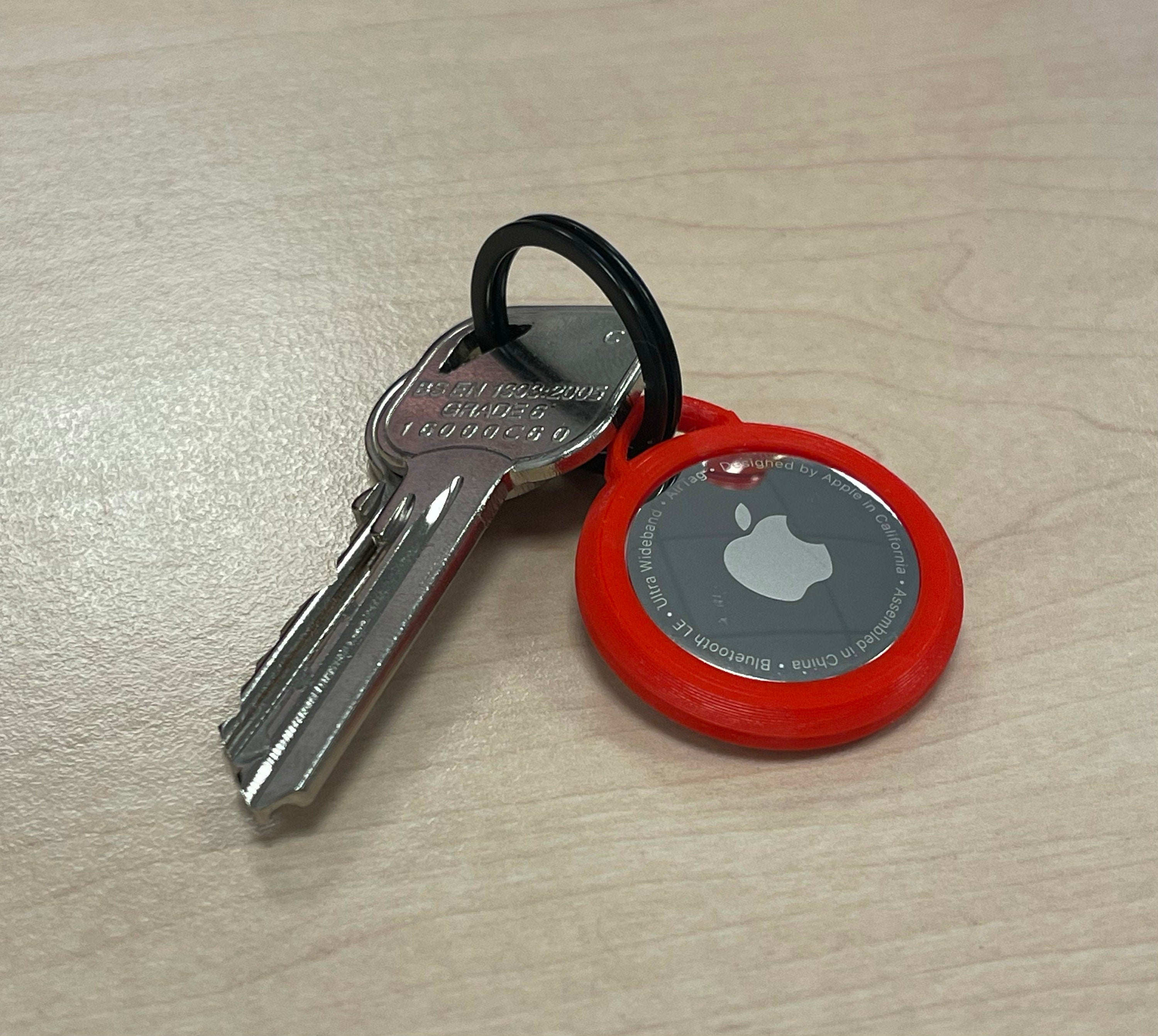 Apple Air Tag Keychain 3D model 3D printable